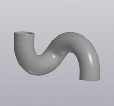 vaso tubo giardiniere interno fiore ciotola mazzo casalinghi 3d print model - Mito3D