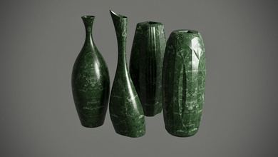 vasen 3d drucken modell dekor 3dexport vase pflanze topf kunst innen blume 3d print model - Mito3D