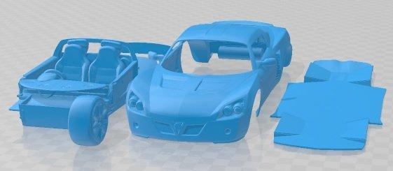 vauxhall vx220 turbo printable car automotive slot scalextric tamiya rc miniz hobby micro diecast 3d print model - Mito3D