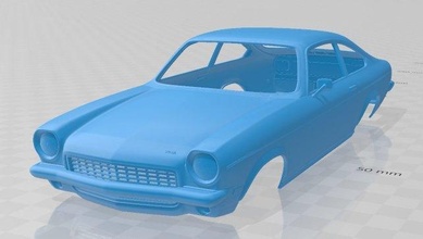 vega 1971 imprimible cuerpo coche vehiculo espacio scalextric Tamiya rc miniz pasatiempo micro 3d print model - Mito3D
