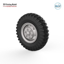 vehículo ruedas 1 32 3d impresión modelo in automotor 3dexport rueda neumático coche vehiculo camión pesado escala tamiya remolque cabina carga rotación diámetro cuadro rc imprimible 3d print model - Mito3D