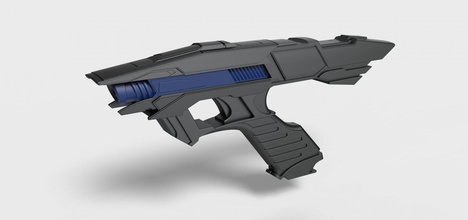 intikam karanlığa film star trek phaser fazer yıldız intodarkness startrek silah blaster tabanca tabancası ateşli scifi cosplay baskı yazdırılabilir oyuncak yineleme 3d print model - Mito3D