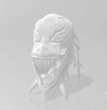 venin homme araignée monstre visages créature spidy symbiote symbiose symbiotique 3d print model - Mito3D