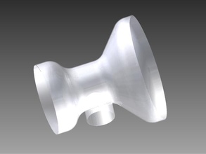 venturi tubo 3d impresión modelo in ingenieria 3dexport extractor aire venturero ventiri efecto 3d print model - Mito3D