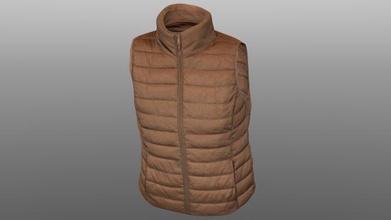 weste 3d modell kleidung 3dexport charakter kleider passen mantel jacke sweatshirt hemd mode spiel bereit poly realistisch scan textur 3d print model - Mito3D