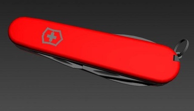 victorinox swiss army knife hunter military 3d print model - Mito3D