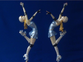 3d imprimível vitória dança livre impressão modelo in escultura 3dexport corpo fêmea estatueta menina senhora prêmio esporte mulher personagem miniatura pessoa donzela 3d print model - Mito3D