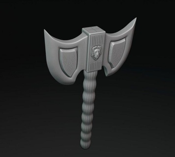 viking balta 5 oyuncaklar Valhalla savaş silah mitoloji fantezi heykel barbar kılıç bıçak ağzı cüce savaşçı şövalye çelik Demir masaüstü Antik atmak 3d print model - Mito3D