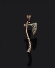 viking balta kolye tarihli süs savaş bıçak savaşçı zırh Tomahawk pala kalkan Norse şövalye Perun mücevher cnc takı 3d print model - Mito3D