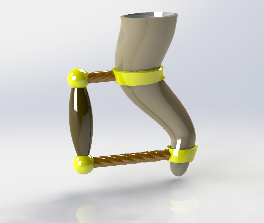 vichingo potabile corno 3d stampa modello in 3dexport birra 3D print model - Mito3D