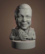 viktor ianukovich 3d impressão modelo in homem 3dexport ucrânia parlamento ministro presidente político borda jogos escultura retrato fracasso 3d print model - Mito3D