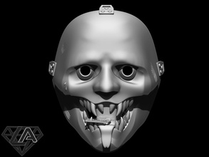 gemein Kannibale Maske Halloween Mörder Zombie halloween mask Airsoft Cosplay Krieger Ritter Rüstung Spielzeug 3d print model - Mito3D