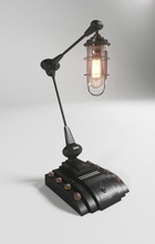 vintage industrial lamp free edison office light lighting 3d print model - Mito3D