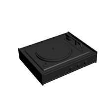 lecteur de vinyle tourne-disque le joueur rétro 3d l'impression vintage antique rotary classique style l'aiguille record joueurs 3d print model - Mito3D