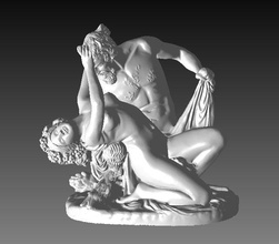 verletzt weiblich priester 3d drucken modell skulptur 3dexport frau dame sex sexy 3d print model - Mito3D