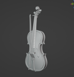violin violins 3d print model - Mito3D
