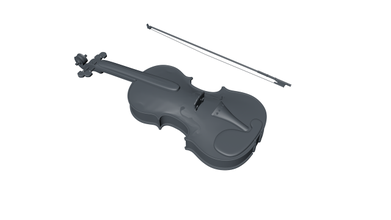 violino 3d modelo in audio 3dexport arco high quality higpole device musical música cordas 3d print model - Mito3D