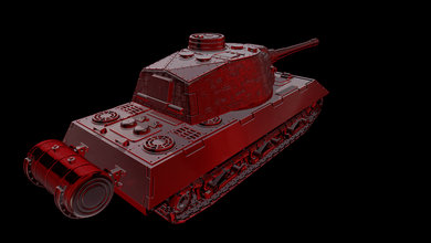 vk 10001 p tanklar mamut 3d yazdır model in mekanik parçalar 3dexport savaş gök gürültüsü vay modeller modelleme baskı oyuncak panzer panzerkampfwagen askeri makine 3d print model - Mito3D