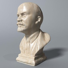 vladimir lenin busto 3d modelo in escultura 3dexport ilyich mármol ruso comunismo estatua retrato masculino decorativo arquitectura histórico político teórico 3d print model - Mito3D