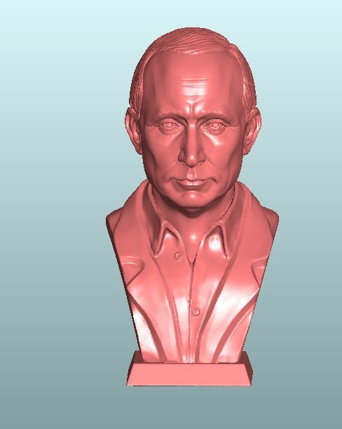 vladimir putin adam 3D print model - Mito3D