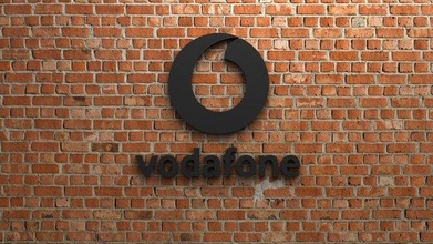 vodafone logo ordenador portátil tecnologia sitio web icono símbolo ios 3d print model - Mito3D