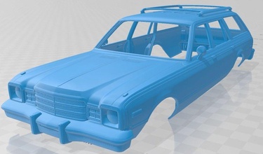 volare wagon 1976 printable body car 3d print model in automotive 3dexport slot scalextric tamiya rc miniz hobby micro 3d print model - Mito3D