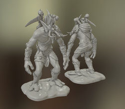 voljin 3d print model in monsters & creatures 3dexport troll wow warcraft blizzard sculpture fifure miniature 3d print model - Mito3D