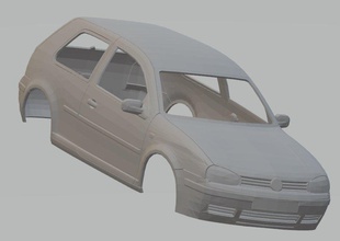 volkswagen golf mk4 yazdırılabilir vücut araba 3d yazdır model in otomotiv 3dexport kabuk rc radyo kontrol tamiya yuva ölçülü almanca 3d print model - Mito3D