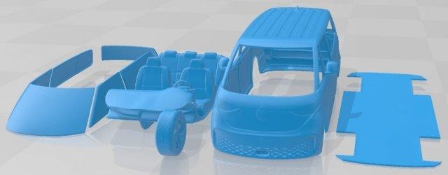 Volkswagen vızıltı 2023 yazdırılabilir araba otomotiv yuva ölçülü Tamiya rc miniz hobi mikro 3d print model - Mito3D