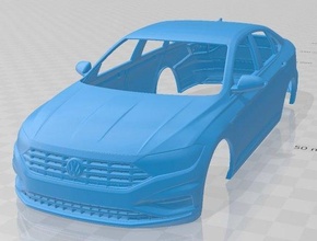 volkswagen jetta prime 2018 imprimable corps voiture 3d impression modèle in automobile 3dexport fente scalextric tamiya rc miniz loisir micro 3d print model - Mito3D