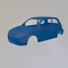 volkswagen lupo 3d yazdır model in araç 3dexport miniz nostaljik döküm slotcar tamiya kyosho radyo kontrolü tarayıcı vücut ölçülü rc yazdırılabilir hobi araba 110 118 124 132 3d print model - Mito3D