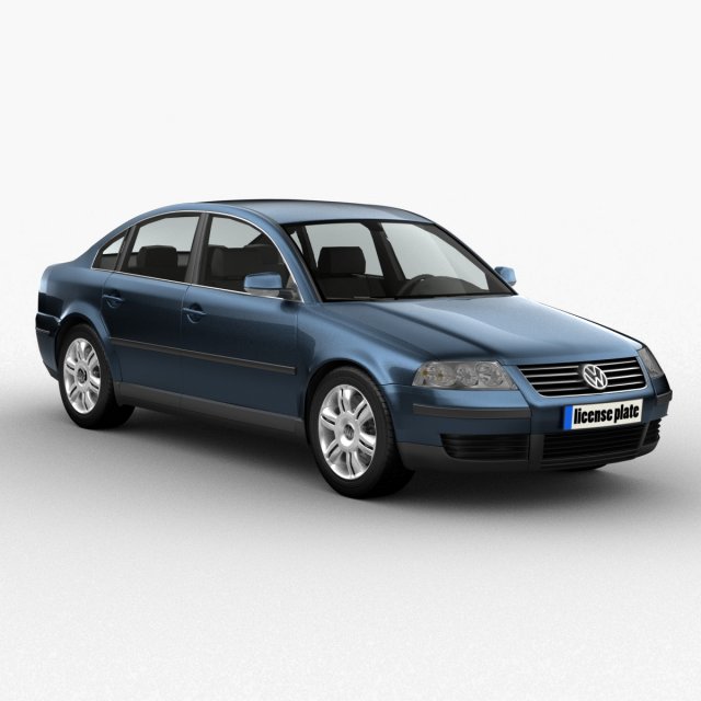 volkswagen passat 19 tdi 3d modèle in sedan 3dexport 1 9 3D print model - Mito3D