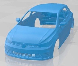 volkswagen polo gti 2022 printable body car volkswagen polo gti 2022 printable body car slot scalextric tamiya rc miniz hobby micro