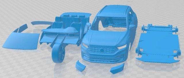 volkswagen roc 2020 stampabile macchina settore automobilistico fessura scalextric tamiya rc miniz passatempo micro 3d print model - Mito3D