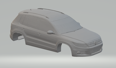 volkswagen tiguan 2010 çeşit 3d yazdır model in araç 3dexport döküm sıcak tekerlekler yuva slotcars arabalar gt gt1 gte süper scx suv 3d print model - Mito3D