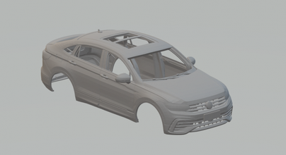 volkswagen tiguan x coupe 3d yazdır model in araç 3dexport döküm sıcak tekerlekler tren h0 187 yuva araba slotcar rc rcmodel x6 suv insanlar vw 3d print model - Mito3D