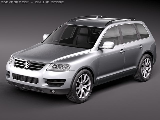Volkswagen touareg 2002 2007 2003 2004 2005 2006 SUV estrada 4x4 Alemanha 3D print model - Mito3D