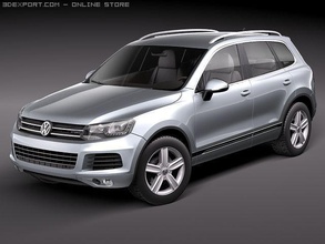 Volkswagen touareg 2011 tureg vw 2010 2012 2013 fl gerdirme suv Almanya 4x4 offroad 3d print model - Mito3D