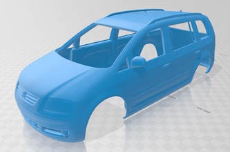 volkswagen touran imprimível corpo carro 3d impressão modelo in automotivo 3dexport fenda escalextrico tamiya rc passatempo 1 10 24 32 3d print model - Mito3D