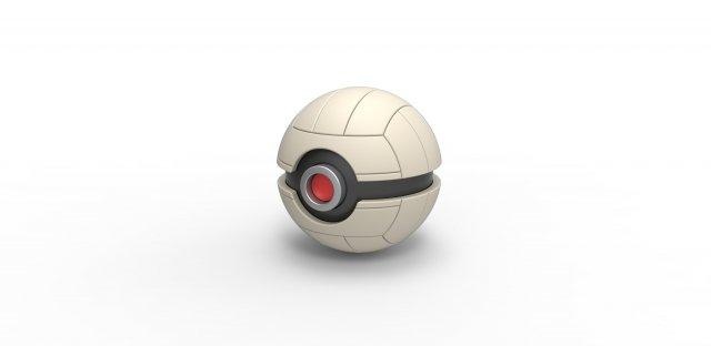 volleyball style orb concept container toy print printable 3d print model - Mito3D
