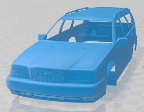 volvo 850 carro 1992 stampabile corpo macchina 3d stampa modello in settore automobilistico 3dexport fessura scalextric tamiya rc miniz passatempo micro 3d print model - Mito3D