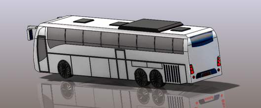 volvo 9700 3d model in bomber 3dexport bus 3d print model - Mito3D