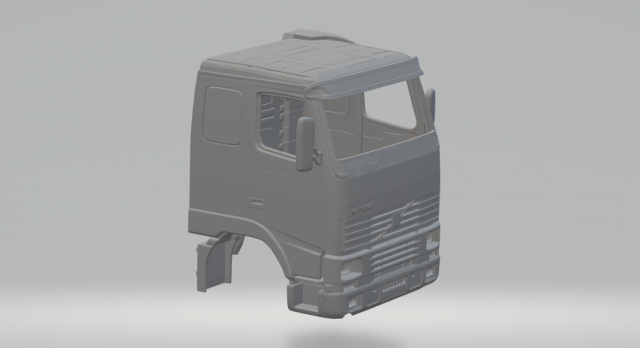 volvo fh12 1996 moulé pression slot voiture fente chaud roues chaudes rc camion transporteur 3D print model - Mito3D