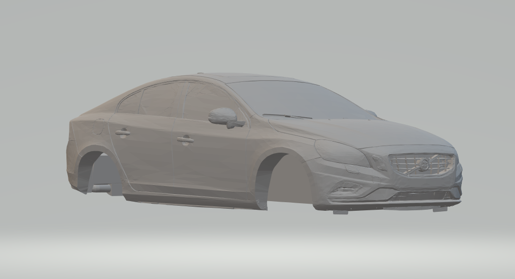 volvo s60 sedán 2011 3d impresión modelo in vehículo 3dexport ruedas calientes fundido presión scx espacio coche vehiculo tragamonedas carrera stl imprimible gti staiton vagón 3D print model - Mito3D