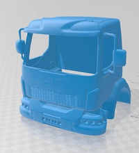 volvo vm printable cabin truck 3d print model in automotive 3dexport slot scalextric tamiya rc miniz crawler 1-10 1-24 1-32 1-14 3d print model - Mito3D