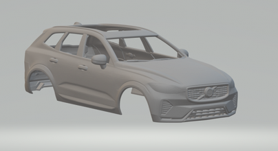 Volvo xc60 diecast hotwheels fenda slotcar slot car quente brinquedos carro 3dpirnt impressão imprimível 3d print model - Mito3D