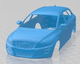 volvo xc60 2009 printable body car slot scalextric tamiya rc miniz hobby micro 3d print model - Mito3D