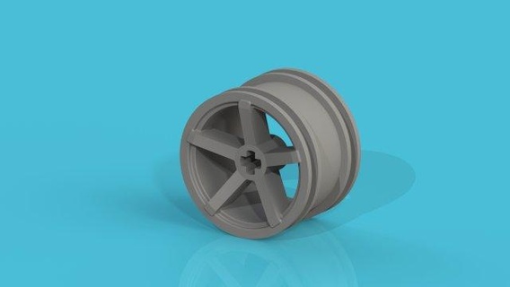 vossen wheel lego technic car  toys vossen lego wheel car toycar fdmprintablemodels fdm  3d print model - Mito3D