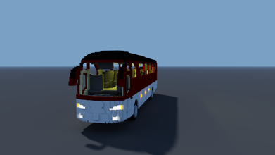 voksel otobüs 3d model in limuzin 3dexport araba ulaşım birlik unity3d oyun 3d print model - Mito3D