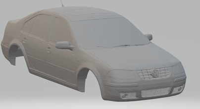 vw bora 3d impressão modelo in veículo 3dexport hotwheels diecast scx fenda carro slotcar stl imprimível rcmodel gmc traxxa kyosho escalterix chevrolet 3d print model - Mito3D